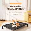 Elevated Portable Dog Cot Bed with Stainless Steel Frame