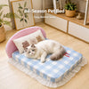 Waterproof Cat Bed Mattress with Removable, Washable Cover