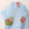 Mesh Four-Leg Dog Shirt with Printed Design