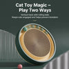 Large Round Kraft Paper Cat Scratcher Lounge with Play Balls