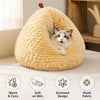Enclosed Chicken-Shaped Plush Cat Bed