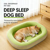 Waterproof All-Season Dog Bed with Washable Cover
