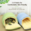 Covered Pet Bed with Open Entry for Cats and Small Dogs