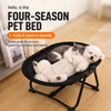 Foldable Elevated Pet Cot Bed for Cats and Dogs