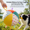 Oversized Interactive Dog Toy Ball for Fetch and Tug