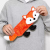 Squeaky Crinkle Dog Toy with Woodland Animal Designs