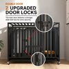 Heavy-Duty Metal Dog Crate for Indoor Use