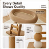 Oval Cat Scratcher Bed with Sisal Rope