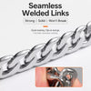 One-Piece Stainless Steel Chain Slip Lead for Dogs
