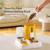 Automatic Pet Feeder and Water Dispenser with Dual Bowls