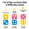 21-Hole Interactive Treat-Hiding Dice Toy for Dogs