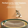 Large Round Kraft Paper Cat Scratcher Lounge with Play Balls