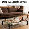 Portable Elevated Pet Bed with Breathable Mesh for Dogs and Cats