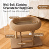 Oval Cat Scratcher Bed with Sisal Rope