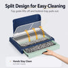 Dog Potty Tray with Wall Panel, Wire Grid & Drawer