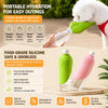 Foldable Silicone Pet Water Bottle for Walks and Outdoor Trips