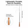 Telescoping Cat Teaser Wand with Interchangeable Toy Heads