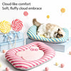 Removable Washable Plush Pet Bed Mat for Cats & Dogs