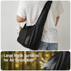 Breathable Mesh Crossbody Pet Carrier for Cats & Small Dogs