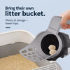 All-in-One Cat Litter Scoop with Built-In Bag Storage