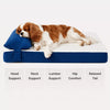 Memory Foam Pet Bed Mat for Small Dogs, Removable & Washable