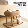 Cat Bed with Integrated Sisal Scratcher