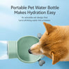 Portable Collapsible Dog Water Bottle for Walks & Travel