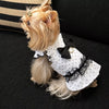 Polka Dot Flutter-Sleeve Pet Dress for Small Dogs & Cats