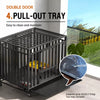 Heavy-Duty Metal Dog Crate for Indoor Use