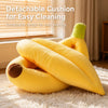 Banana-Shaped Pet Bed for Small Dogs & Cats