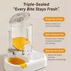 Automatic Pet Feeder and Water Dispenser with Dual Bowls