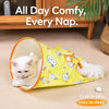 Cat Crinkle Tunnel Bag Toy with Multi-Opening Hideaway