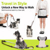Adjustable Vest-Style Dog Harness with Leash