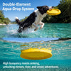 Floating Dog Frisbee Toy for Fetch, Training, and Water Play