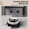 Foldable Enclosed Patchwork Pet Bed for Cats and Dogs