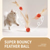 Cat Feather Ball Toy for Interactive Play