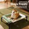 Portable Elevated Pet Bed with Breathable Mesh for Dogs and Cats
