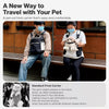Breathable Pet Carrier Backpack for Cats and Small Dogs