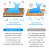 Woven Rattan Pet Mat with Foam Padding for Cats and Dogs