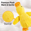Yellow Duck Plush Cat Toy with Crinkle Paper and Catnip
