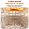 Portable Plastic Pet Carrier for Small Dogs & Cats