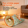 Cat Crinkle Tunnel Bag Toy