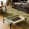 Portable Elevated Pet Bed with Breathable Mesh for Dogs and Cats