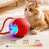 Interactive Automatic Cat Teaser Ball with String, 3 Play Modes