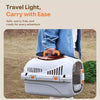 Portable Plastic Pet Carrier for Small Dogs & Cats