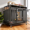 Heavy-Duty Metal Dog Crate for Indoor Use
