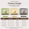Indoor Wire Dog Crate with Tray