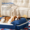 Memory Foam Pet Bed Mat for Small Dogs, Removable & Washable