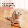 Feather Cat Teaser Wand Toy for Interactive Playtime