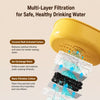 Automatic Pet Feeder and Water Dispenser with Dual Bowls